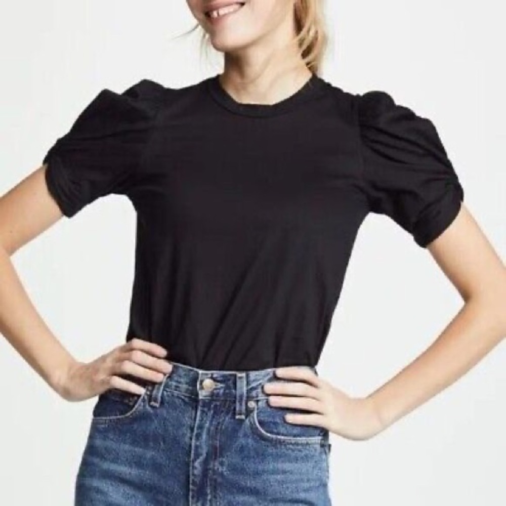 A.L.C. Kati puff sleeve tee nwot - Picture 2 of 4